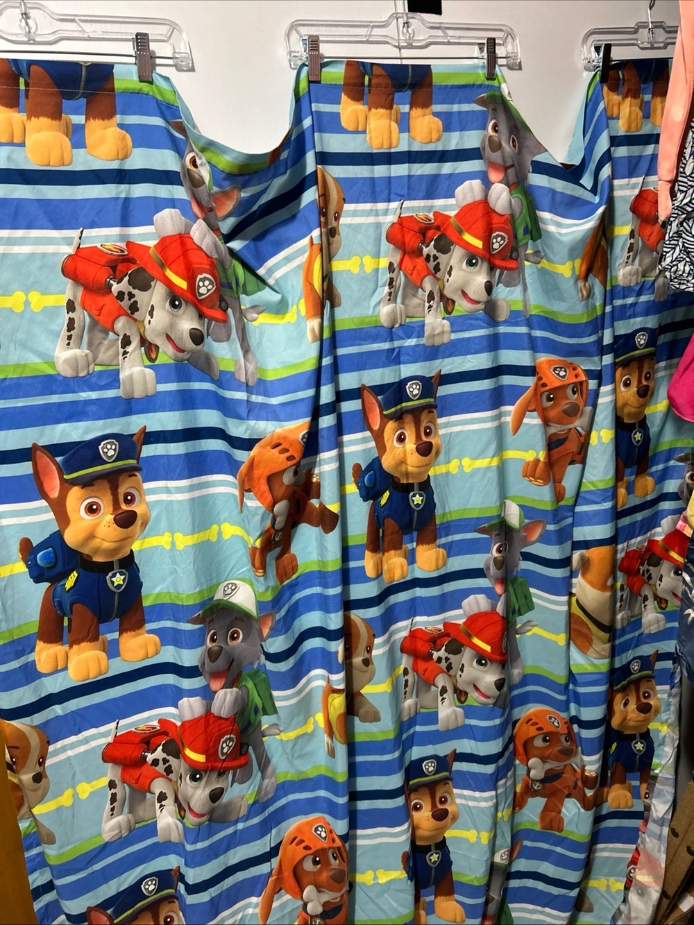 Nickelodeon Paw Patrol Blue Striped Kids Bedding Sheet